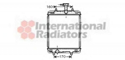 VAN WEZEL 53002363 -  Радиатор, охлаждение двигателя